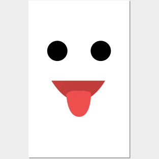 Zunge Raus Emoji Lustiges Karneval Shirt Faschings Kostüm Posters and Art